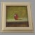 Orange 1990s "Orange Egg" Still Life Painting by John Woods, Framed For Sale - Image 8 of 9