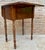 English Regency Walnut Table with Wings, 1890s For Sale - Image 10 of 18