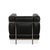 LC 2 Armchair in Black Leather by Le Corbusier for Cassina For Sale - Image 11 of 13