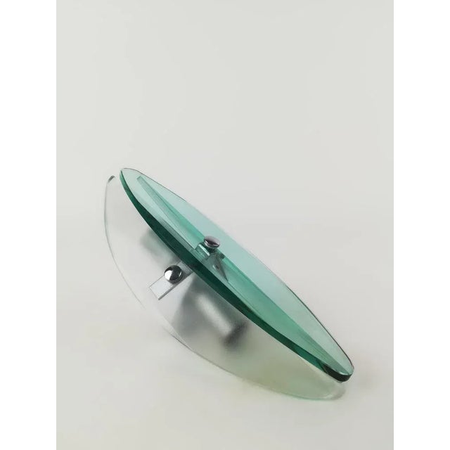 Mid-Century Modern Wall Sconces in Turquoise Glass from Veca, Italy, 1970s, Set of 2 For Sale - Image 3 of 18