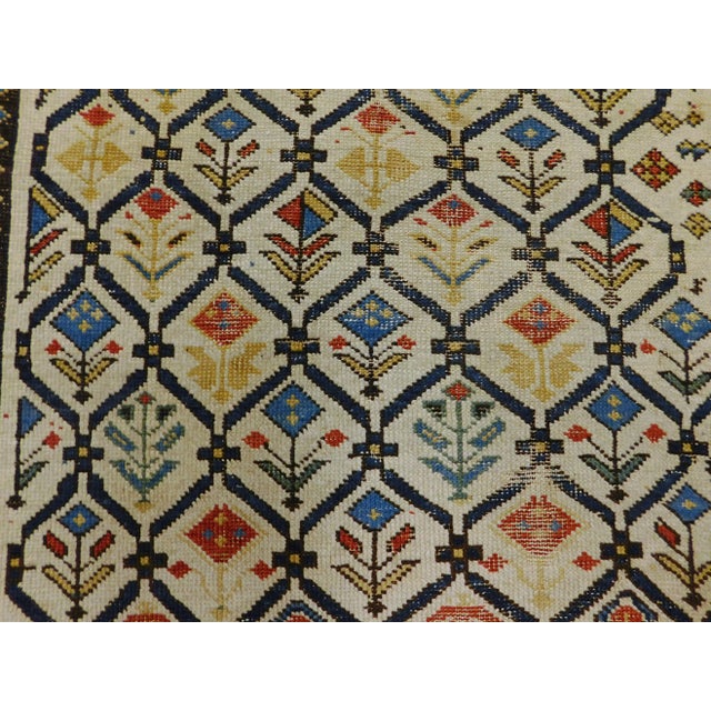 Asian 1920s Vintage Distressed Caucasian Daghestan Prayer Rug - 3'3"x 5' For Sale - Image 3 of 13
