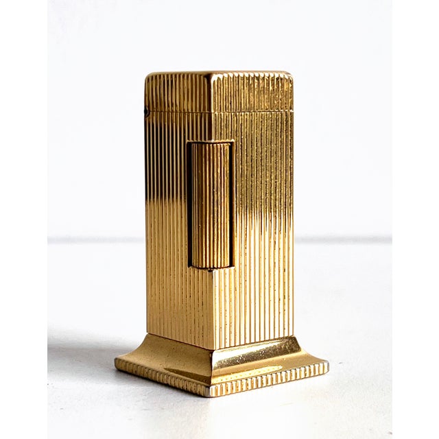 Vintage Dunhill Gold Tone "Rollalite" Table Lighter For Sale In Providence - Image 6 of 10