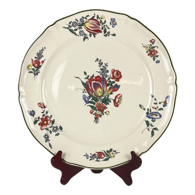 Vintage Round Platter from Villeroy & Boch, 1930s For Sale