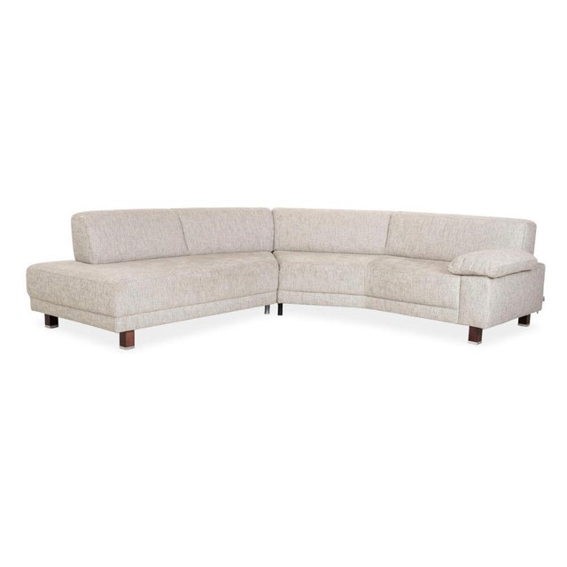 Fabric Corner Sofa in Light Grey from Ewald Schillig For Sale - Image 13 of 13