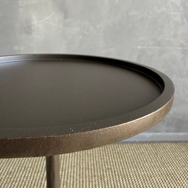 New Cannes Table - Small - Brass Finish For Sale In Los Angeles - Image 6 of 8