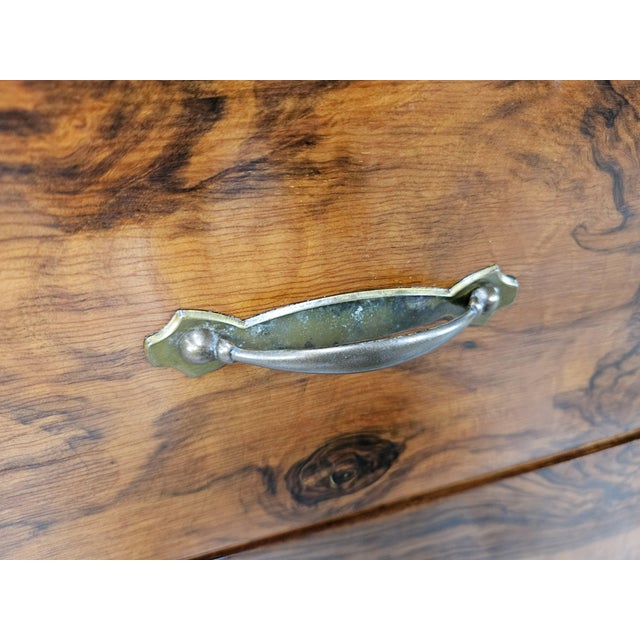 Vintage Art Deco Dresser in Walnut, 1940s For Sale - Image 12 of 18
