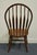 S. Bent Bros. Rustic Country French Style Solid Oak Cattail Dining Side Chair 736 For Sale In Kansas City - Image 6 of 11