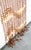 Vintage Hippie Boho Door Way Wood Bead Curtain Hanging Brown Tan Room Divider For Sale - Image 4 of 10