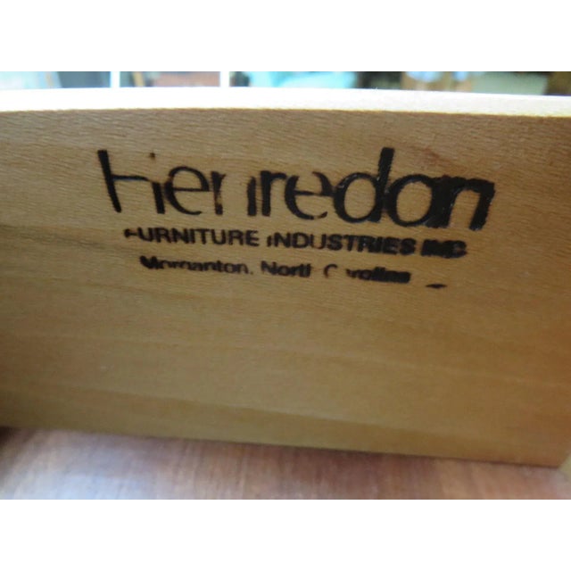 Wood Henredon Flame Mahogany Oval Server For Sale - Image 7 of 9