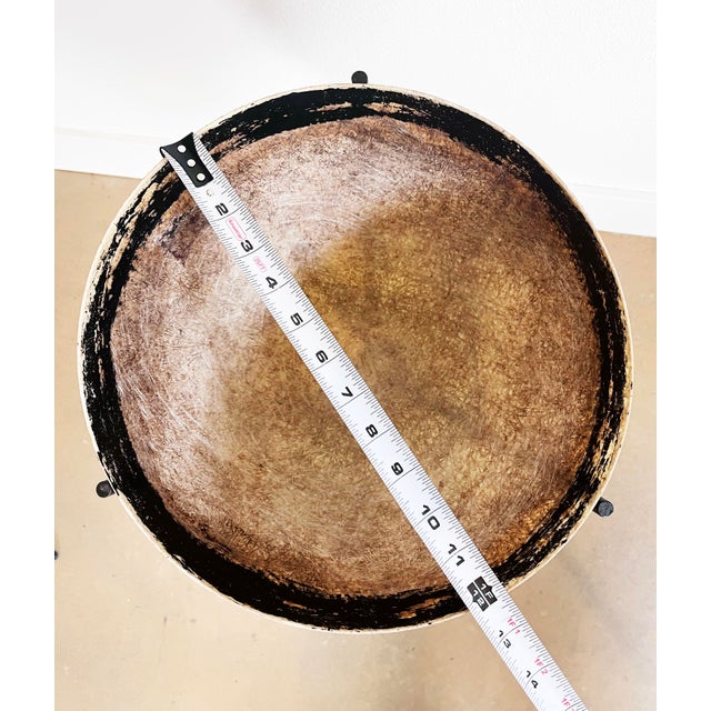 Vintage MCM Kimball Fiberglass Bullet Planter W/ Tripod Stand – 24” For Sale - Image 11 of 11