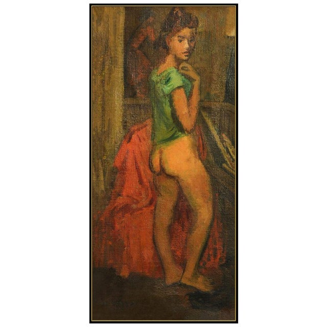 Message us to inquire about custom framing options! (Included for free with every purchase) The artwork here, "Dancer in...