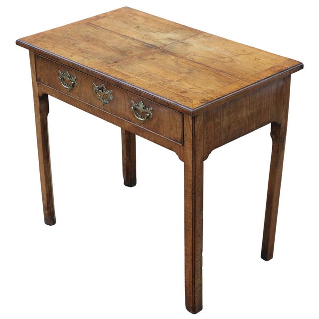 Antique Georgian Walnut Desk or Dressing Table, 1750s For Sale - Image 6 of 10