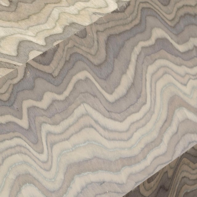 Jamie Young Grounded Console Table, Sand Grey Veneer For Sale - Image 4 of 6