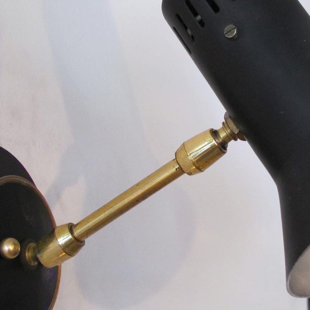 1950s Pair of Italian Wall Lights, 1950 For Sale - Image 5 of 10