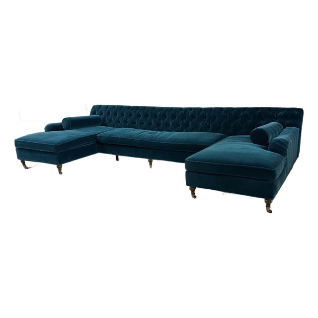 Cypress Furniture Custom Made U-Shaped Sectional For Sale