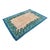 A whimsical and highly graphic wool rug titled Poseidon and designed by Garouste & Bonetti, its field framed by an...