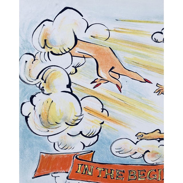 Late 20th Century Sandro Chia, Lithograph Italian Post Modernist Figurative Pop Art - "In The Beginning" For Sale - Image 5 of 9