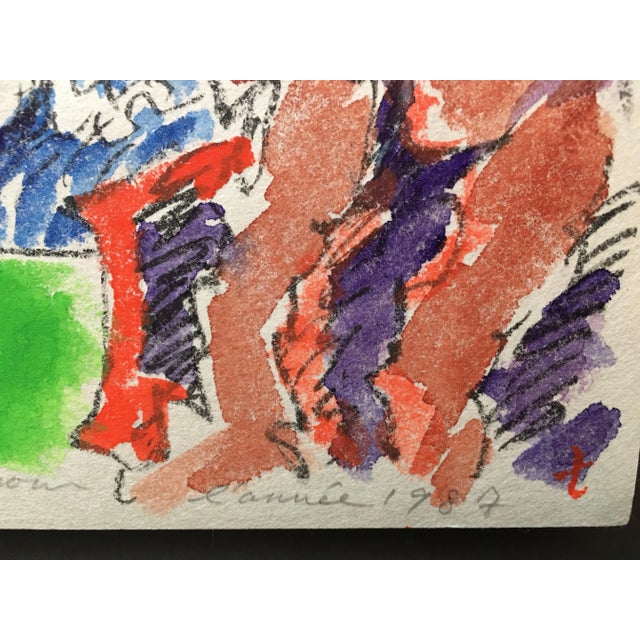 Yasse Tabuchi Signed Dedicated and Dated Watercolor Asian Fine Art Painting Yasse Tabuchi’s paintings belongs to the same...