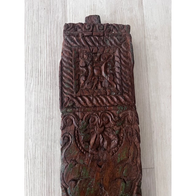 Asian Antique Antique Indian Column From India For Sale - Image 3 of 4