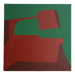 Bodasca,Green Balance Abstract, 2025, Acrylic on Canvas For Sale