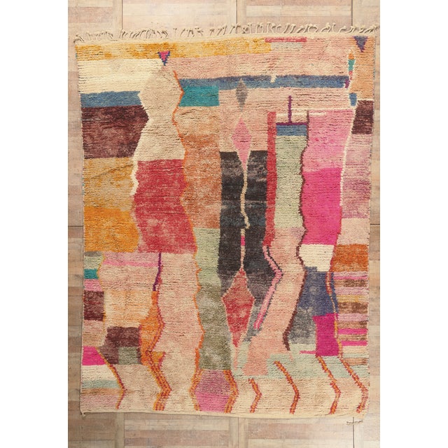 Contemporary Boujad Moroccan Rug, 10'01 X 13'02 For Sale - Image 10 of 10