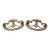 Pair of Victorian Brass 3.75 In. Bail Drawer Pulls For Sale