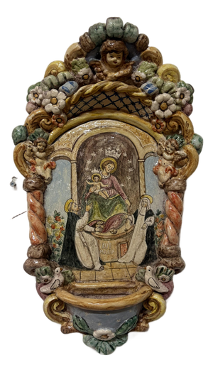 Holy Water Stoup of Our Lady of Pompeii, 1950