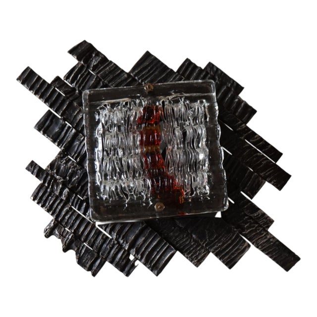 Brutalist Wall Lamp by Albano Poli for Poliarte, 1970 For Sale - Image 15 of 18