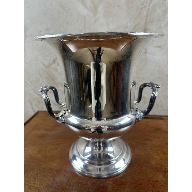 Metal Vintage Champagne Bucket, 1950 For Sale - Image 7 of 10