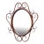 Vintage Bent Rattan Mirror For Sale