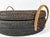Brown Native American Style Hand-Woven Lidded Basket, Early 20th Century For Sale - Image 8 of 10