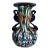 Mid-Century Mouth Blown Glass Vase With Delicate Handles by Fratelli Toso For Sale