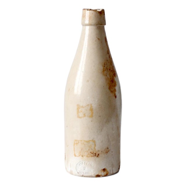 Antique English Stoneware Bottle by Midland Pottery For Sale