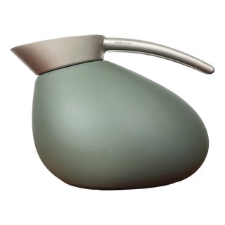Danish Design Green Model Quack Thermos Coffee or Tea Pot by Maria Berntsen for Georg Jensen For Sale