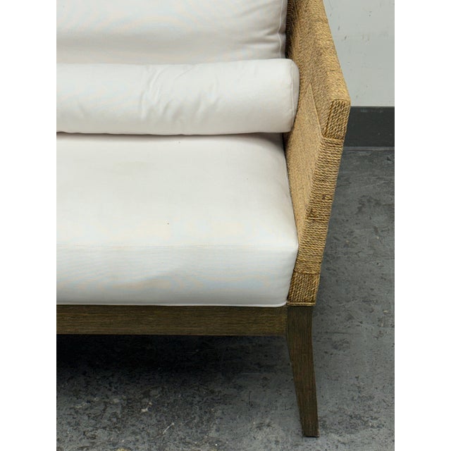 Contemporary Palecek Cameron Lounge Chair & Half For Sale - Image 3 of 12