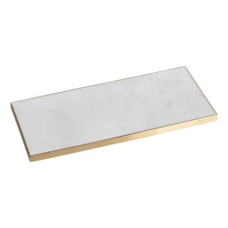 Mannara 15-Inch Long Marble Vanity Tray For Sale
