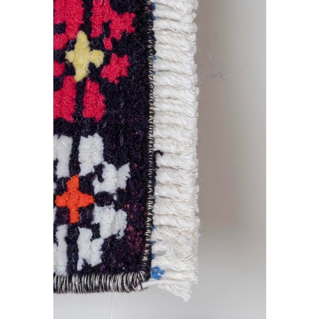 Vintage Colorful Kurdish Herki Runner Rug 2'5" X 12'1" For Sale - Image 11 of 13