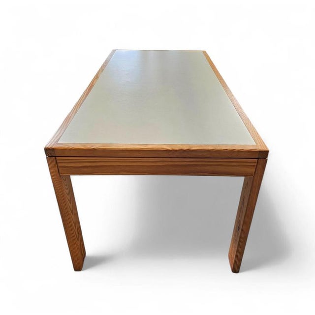Wood Pine Dining Table with Formica Top, 1970s For Sale - Image 7 of 12