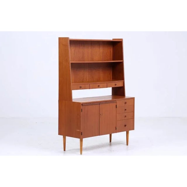 Vintage Teak Bookcase, 1960s For Sale - Image 9 of 11