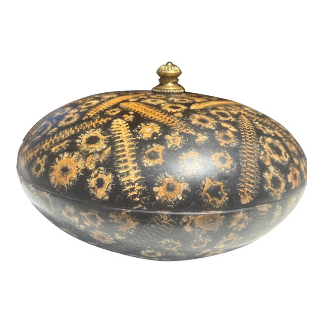 1970s Maitland Smith Lacquer Catch-All/Box For Sale