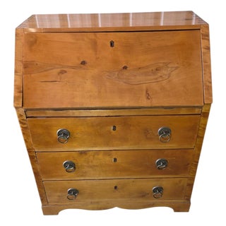 Antique Biedermeier Secretaire in Cherry, 1820 For Sale