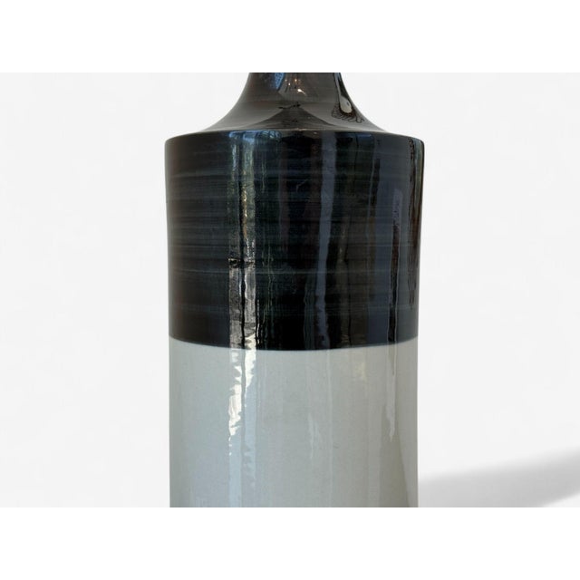 1960s Gunvor Olin-Grönqvist, Glazed Ceramic, Large Table Lamp, Finland, 1960s For Sale - Image 5 of 10