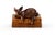 Contemporary Wildwood Bronze Restin' Rabbit Accent For Sale - Image 3 of 3