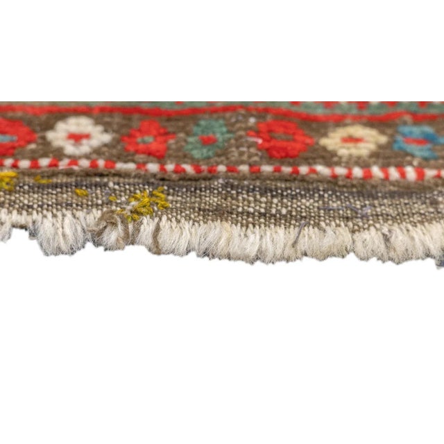 Red Antique Konya (One of Pair) Rug 1'6'' X 2'11'' For Sale - Image 8 of 12