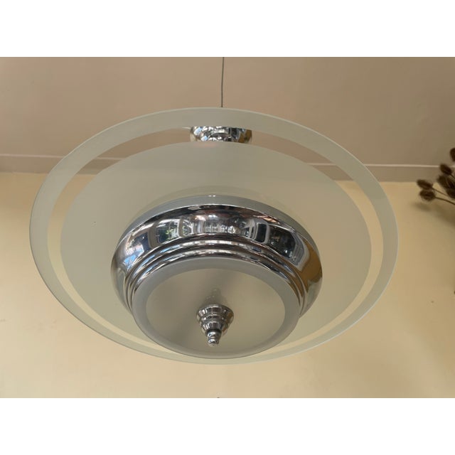 Vintage French Art Deco Lamp, 1930 For Sale - Image 4 of 13
