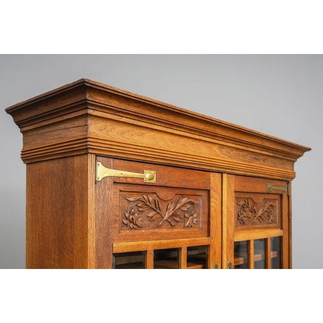 Art Nouveau Sideboard in Oak, Early 20th Century For Sale - Image 6 of 18