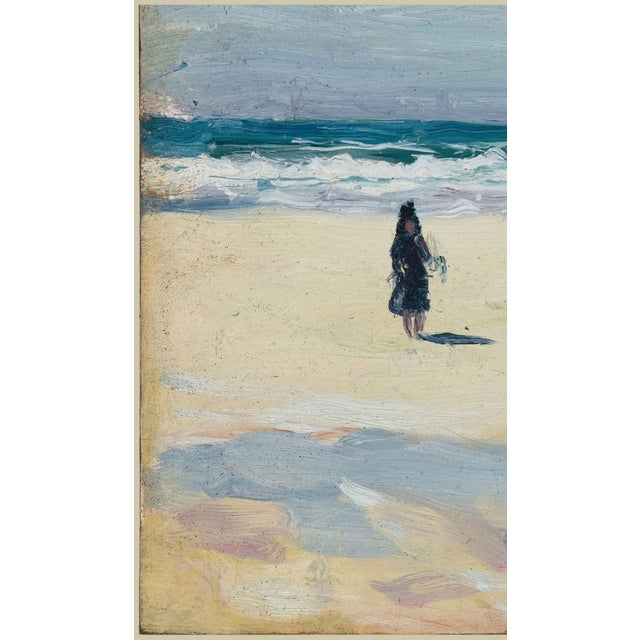 Bunny Williams Home Neutral Vintage Beach Art Print - Coastal Painting by Albert Marquet, 24" X 16" For Sale - Image 4 of 7