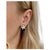 These classic sparkly cluster earrings contain 12 pear shaped diamonds weighing 5.48 carats total. The perfect earring for...