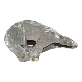 Baccarat Crystal Polar Bear Figurine For Sale
