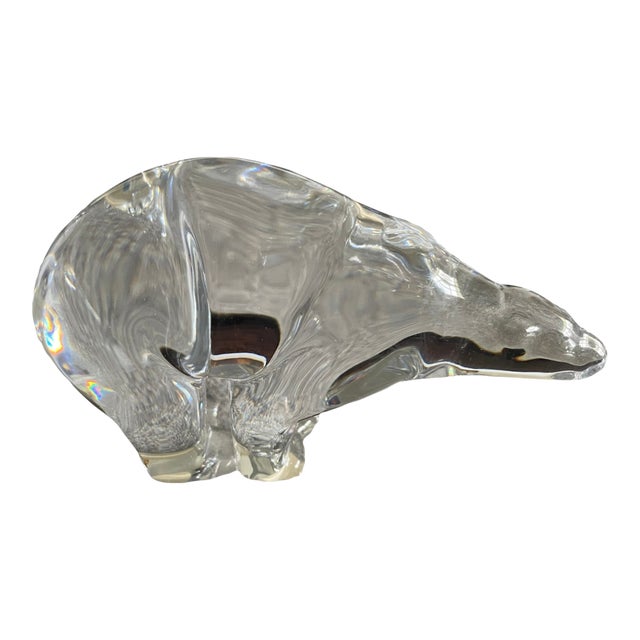 Baccarat Crystal Polar Bear Figurine For Sale